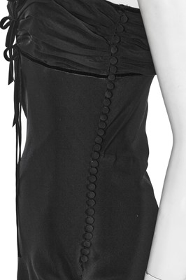 Lot 268 - A Christian Dior by John Galliano black silk crêpe dress, pre-collection 2006