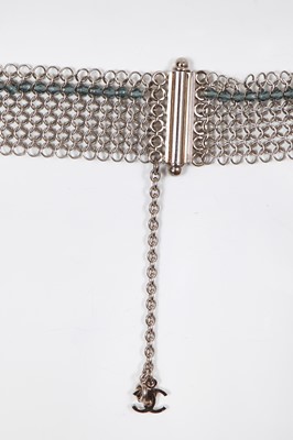 Chanel Silver Chainmail Belt with Pouch Chanel Chainmail Belt Bag Z2444 | Shine On main image 4