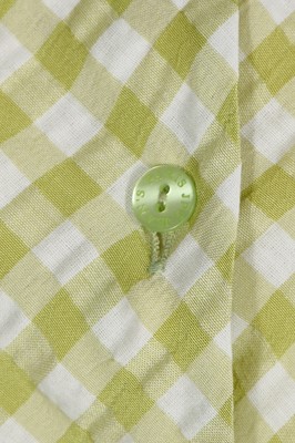 Lot 190 - A Jean Paul Gaultier green gingham ensemble, mid 1990s