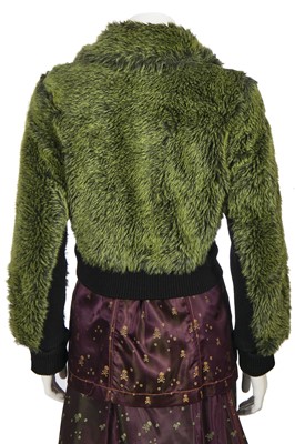 Lot 291 - A Jean Paul Gaultier skull and crossbones damask suit, 'Mad Max' collection, Autumn-Winter 1995-96