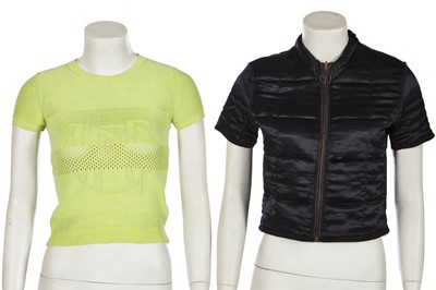 Lot 291 - A Jean Paul Gaultier skull and crossbones damask suit, 'Mad Max' collection, Autumn-Winter 1995-96