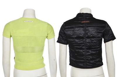 Lot 291 - A Jean Paul Gaultier skull and crossbones damask suit, 'Mad Max' collection, Autumn-Winter 1995-96