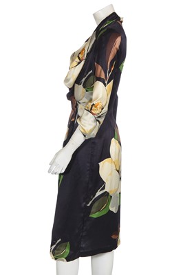 Lot 105 - A Vivienne Westwood printed satin dress, circa 2005