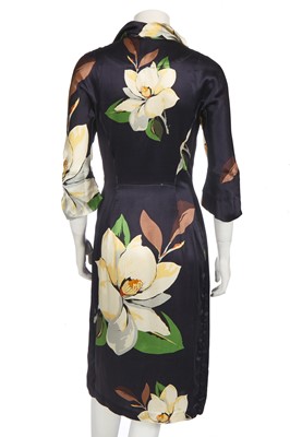 Lot 105 - A Vivienne Westwood printed satin dress, circa 2005