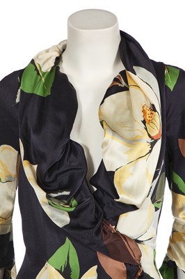 Lot 105 - A Vivienne Westwood printed satin dress, circa 2005