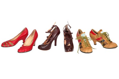 Lot 99 - Three pairs of Vivienne Westwood shoes, 2010s