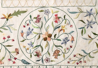 Lot 445 - A fine embroidered stole or panel, English,...