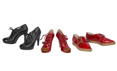 Lot 100 - Three pairs of Vivienne Westwood shoes, 2010s