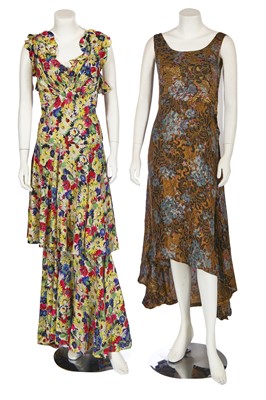 Lot 471 - Two evening dresses, 1930s