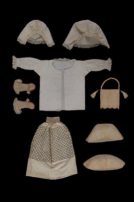 Lot 511 - A group of baby and Christening garments, 1740s-1850s