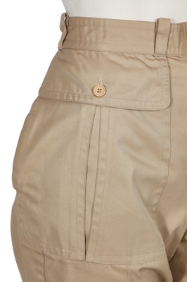 Lot 153 - Two Kansai Yamamoto khaki cotton ensembles, 1973