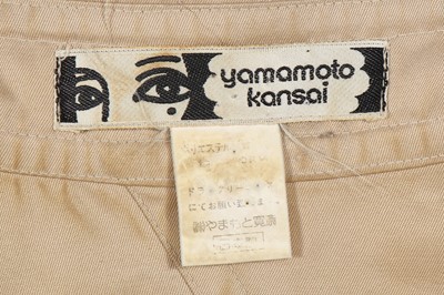 Lot 153 - Two Kansai Yamamoto khaki cotton ensembles, 1973