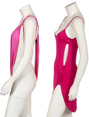 Lot 423 - A group of Shuji Tojo pink jersey summer separates, 1970s