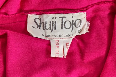 Lot 423 - A group of Shuji Tojo pink jersey summer separates, 1970s