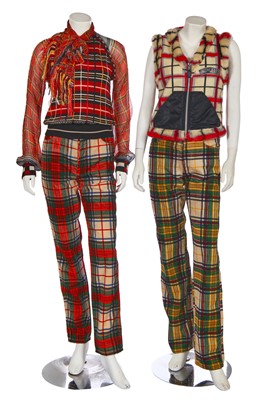 Lot 300 - A group of Jean Paul Gaultier checked separates, 1990s-2010s