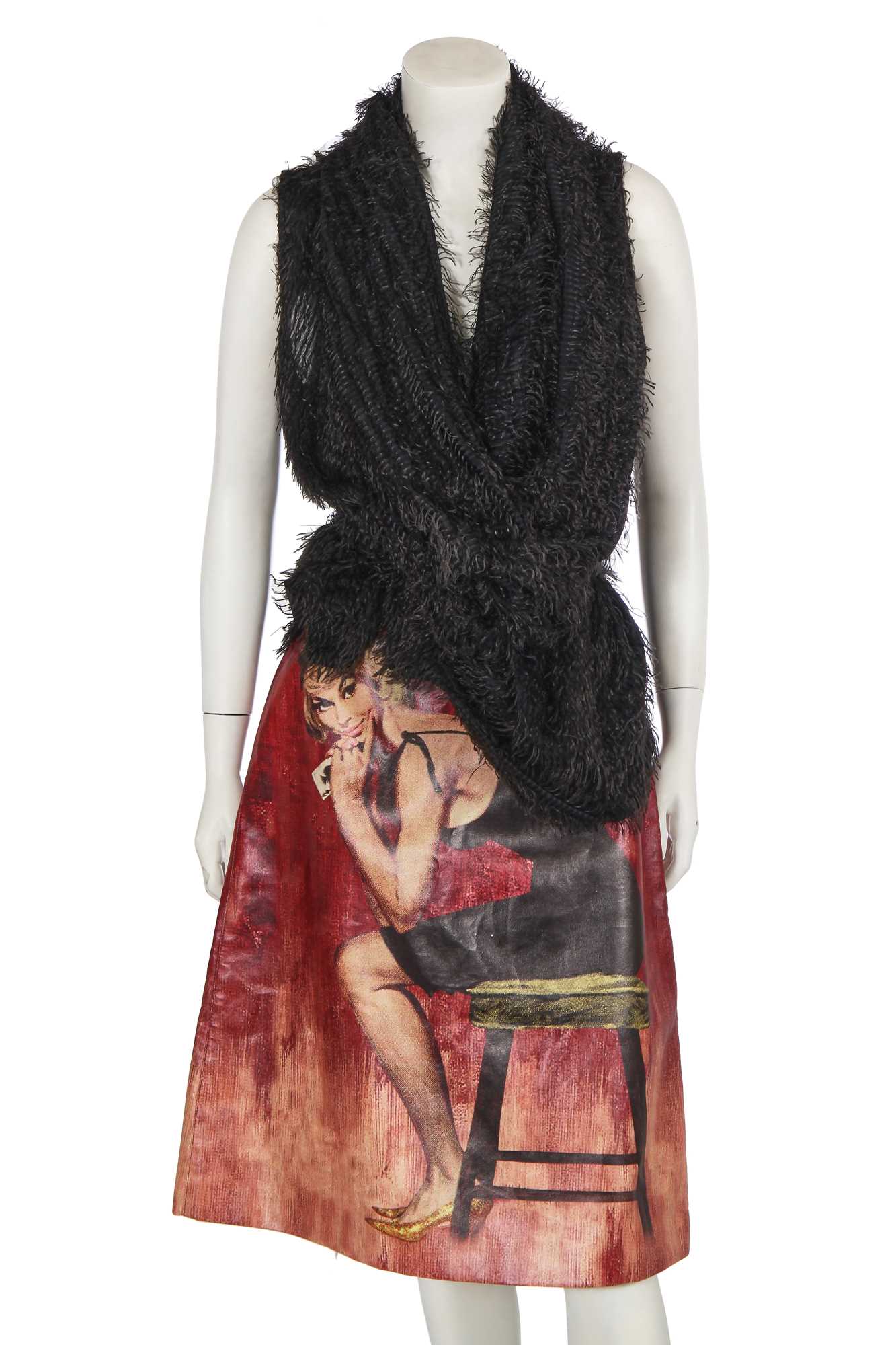 Lot 251 - A Prada coated cotton skirt, Autumn-Winter