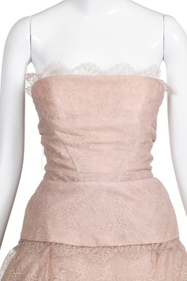 Lot 99 - A Vivienne Westwood pink lace corset and skirt ensemble, 2000s