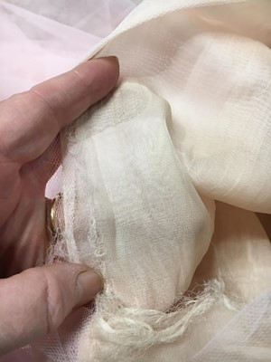 Lot 99 - A Vivienne Westwood pink lace corset and skirt ensemble, 2000s