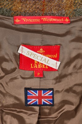 Lot 115 - Two Vivienne Westwood tweed and velvet 'heart' jackets, 2000s