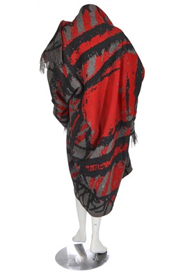 Lot 116 - A Vivienne Westwood woven wool blanket coat, 'Exhibition' collection, Autumn-Winter 2004-05
