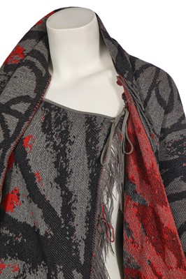 Lot 116 - A Vivienne Westwood woven wool blanket coat, 'Exhibition' collection, Autumn-Winter 2004-05