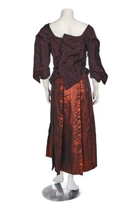 Lot 119 - A Vivienne Westwood taffeta corset blouse and skirt, 2000s