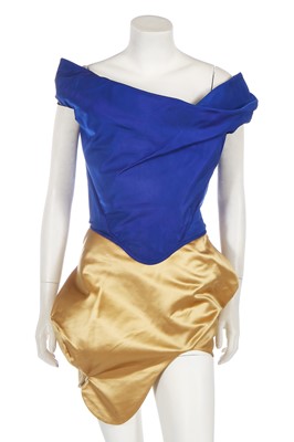 Lot 121 - A Vivienne Westwood silk corset and skirt ensemble, 2000s