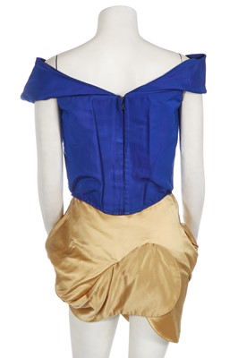Lot 121 - A Vivienne Westwood silk corset and skirt ensemble, 2000s
