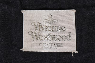 Lot 122 - A Vivienne Westwood purple shot-silk bodice and black skirt ensemble, 2000s