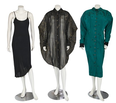 Lot 316 - Three Zandra Rhodes garments, 1980s