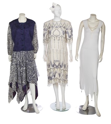 Lot 317 - Three Zandra Rhodes ensembles, 1980s