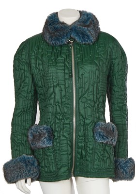 Lot 292 - A Jean Paul Gaultier quilted circuit board jacket 'Mad Max' collection, Autumn-Winter 1995-96