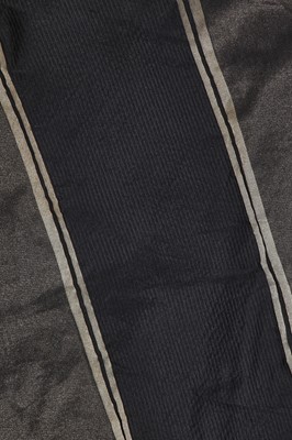 Lot 112 - A Vivienne Westwood black and gold striped silk dress, 2000s