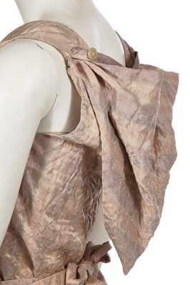 Lot 126 - A Vivienne Westwood pink silk dress and coat ensemble, early 2000s