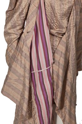 Lot 126 - A Vivienne Westwood pink silk dress and coat ensemble, early 2000s