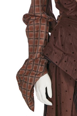 Lot 129 - A Vivienne Westwood printed cotton dress and shirt, 2000s