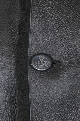 Lot 130 - A Vivienne Westwood black shearling jacket, 2000s