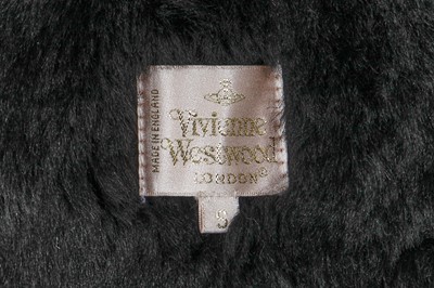 Lot 130 - A Vivienne Westwood black shearling jacket, 2000s