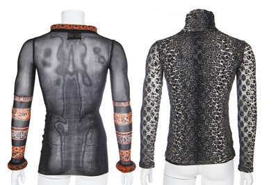 Lot 117 - Four Jean Paul Gaultier men's tops, 1990s-2000s