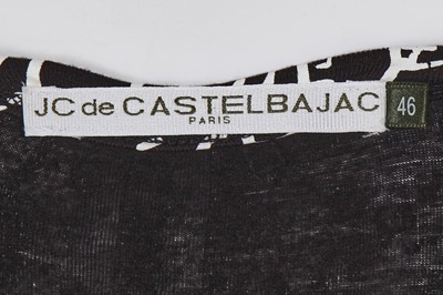 Lot 132 - A Jean-Charles de Castelbajac graffiti-pint jersey dress, circa 2002