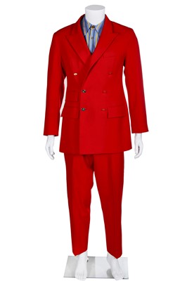 Lot 165 - A Vivienne Westwood red wool barathea suit, circa 1988