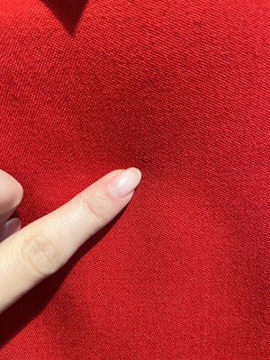 Lot 165 - A Vivienne Westwood red wool barathea suit, circa 1988