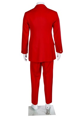 Lot 165 - A Vivienne Westwood red wool barathea suit, circa 1988