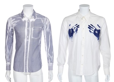 Lot 8 - Two Alexander McQueen men's cotton shirts, 2010s