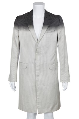 Lot 28 - An Alexander McQueen men's silk blend coat, Spring-Summer 2009