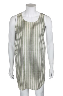 Lot 159 - A Westwood/McLaren madras striped cotton tunic, 'Savage' collection, Spring-Summer 1982