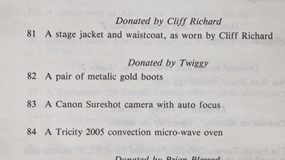 Lot 216 - Twiggy's gold leather boots, 1980s