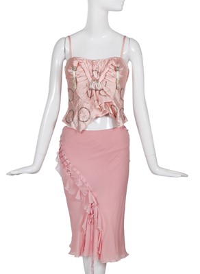 Lot 166 - A Christian Dior by John Galliano corsetted satin bodice, 'Homage to Marlene Dietrich' collection, Spring-Summer 2004