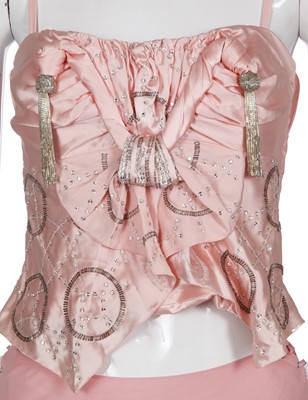 Lot 166 - A Christian Dior by John Galliano corsetted satin bodice, 'Homage to Marlene Dietrich' collection, Spring-Summer 2004