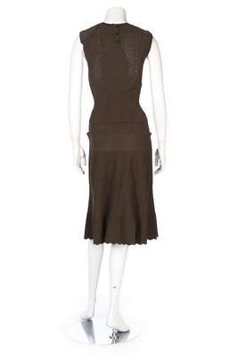 Lot 136 - Two Chanel knitted jersey ensembles, 2008,...